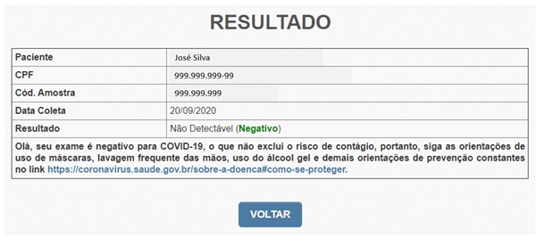 Retire o resultado do seu exame de Covid-19 pela internet  A partir de  agora, a retirada do resultado do exame Swab (PCR), que identifica a  Covid-19, poderá ser feita on line.